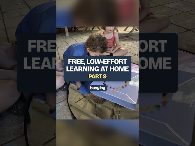 Free, low-effort learning at home, part 9: counting with a homemade 10 frame