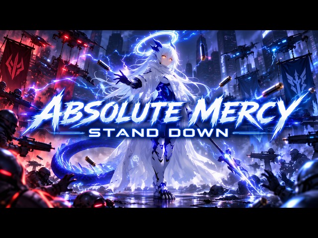 ABSOLUTE MERCY // STAND DOWN (Industrial Metal × Dark Synthwave × Cinematic Choir × Heavy Breakbeat)