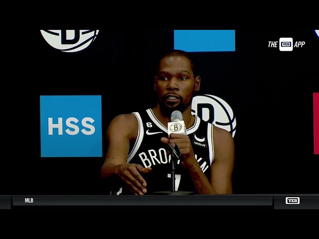 Kevin Durant Brooklyn Nets Media Day 2022 Press Conference