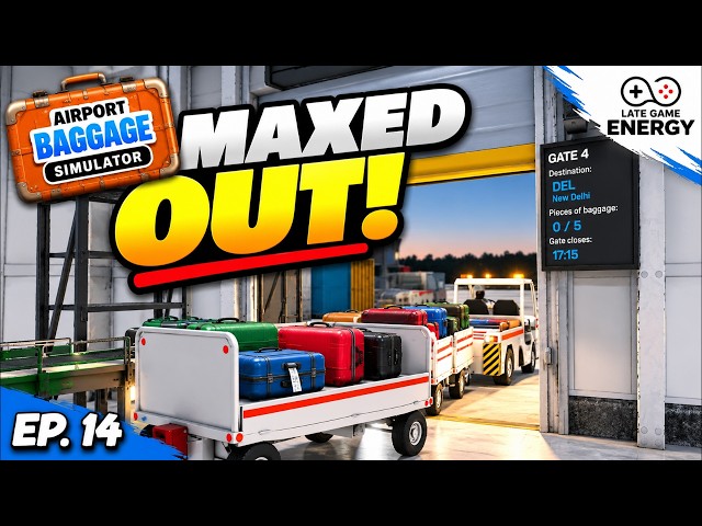 Gate 4 Unlocked... Millhome Is COMPLETE! | Airport Baggage Simulator Ep 14