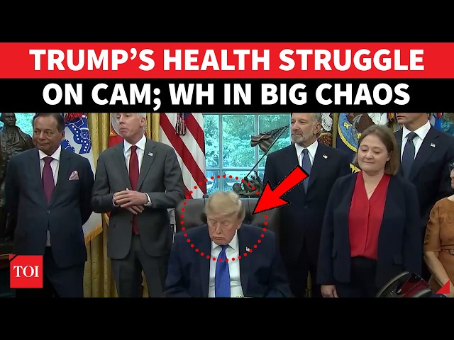 EMERGENCY! Trump ‘Passes Out’ On Live TV; Sudden Panic In Oval Office After Health Scare | Watch