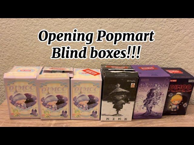 UNBOXING POPMART BLINDBOXES! DIMOO, SKULLPANDA, HIRONO