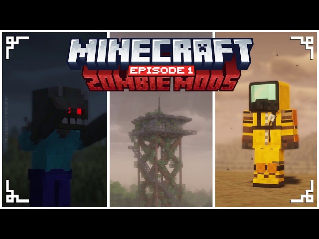 10 Mods that Turn Minecraft into an Immersive Zombie Apocalypse | Ep 1