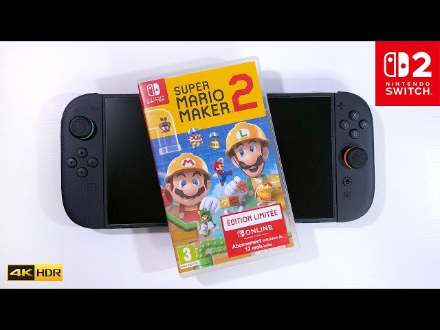 Super Mario Maker 2 on Nintendo Switch 2 (Handheld Gameplay)