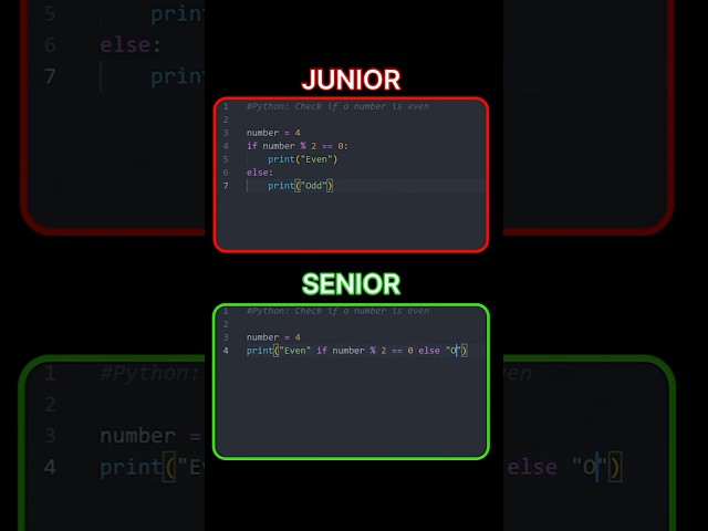 How to become a Senior developer.. ♥️ 😂 #programming #javascript #python #coding #developer #coder .
