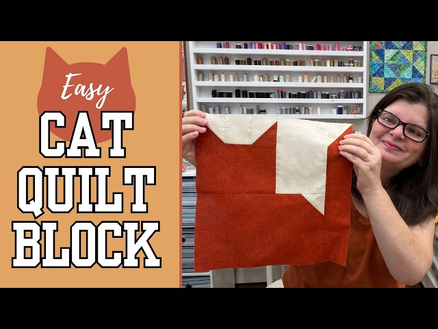 Easy Cat Quilt Block Tutorial You'll Love!