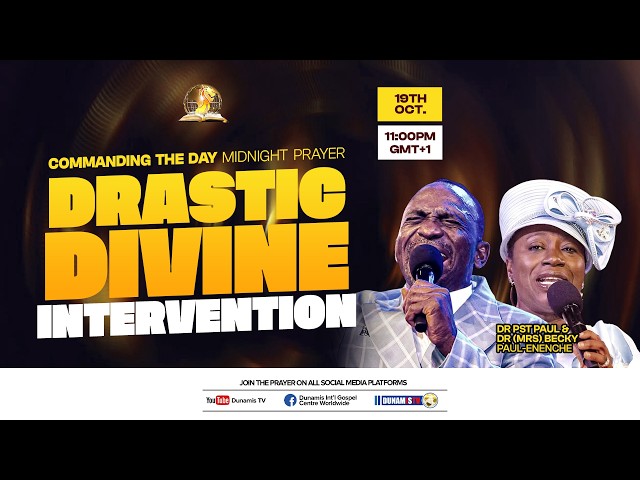 COMMANDING THE DAY MIDNIGHT PRAYER || DRASTIC DIVINE INTERVENTION NIGHT || 19-10-2026