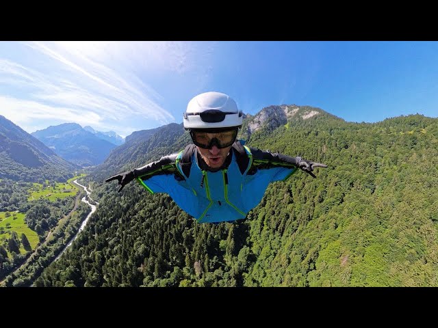 360° Wingsuit Flight | Gollum Line, Lauterbrunnen Valley (Switzerland)