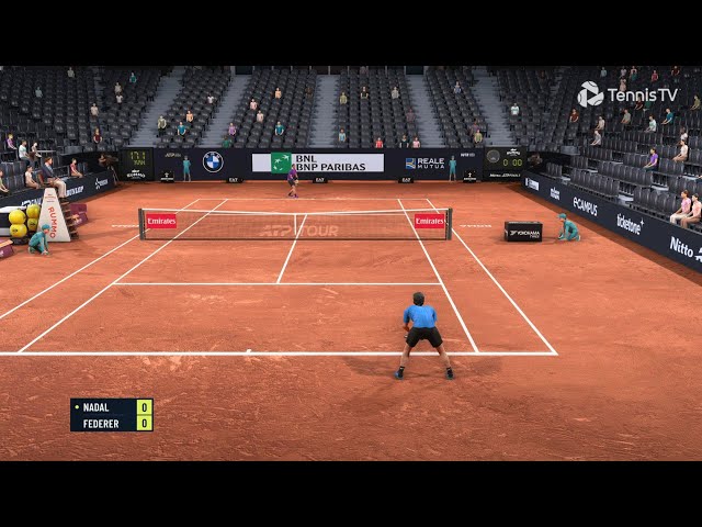 Rafael Nadal vs Roger Federer | Tennis Elbow 4 | PS5 | 4K 60FPS HDR 