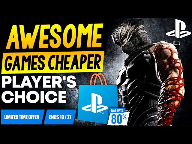 15 AWESOME PSN Game Deals! PSN Player's Choice Sale SUPER CHEAP PS5/PS4 Games to Buy!