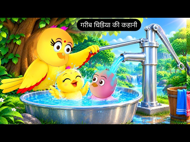 Wedding of the Poor Maid tony Chidiya Cartoon video | Birdie cartoon so good | Hindi Stories