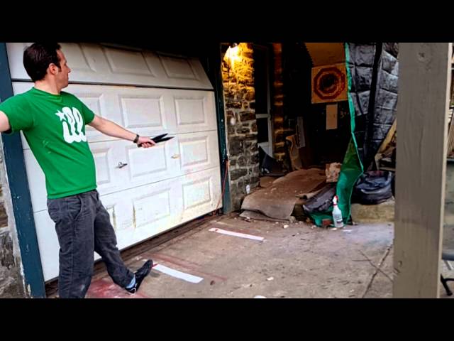 No Spin and spin knife throwing practice