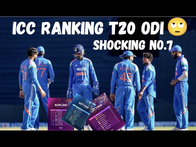 ICC Rankings Out 😲 Indian Captain's Big Jump! T20 ODI Rankings | Indian Cricket Team News Facts