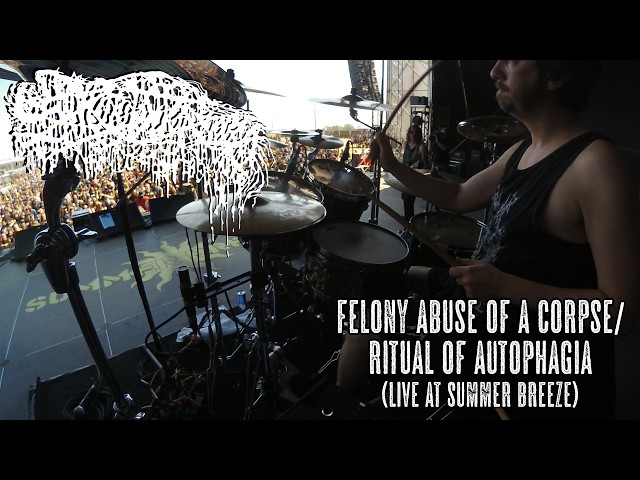 Mike Caputo - Sanguisugabogg - Felony Abuse Of A Corpse/Ritual Of Autophagia (drum cam)