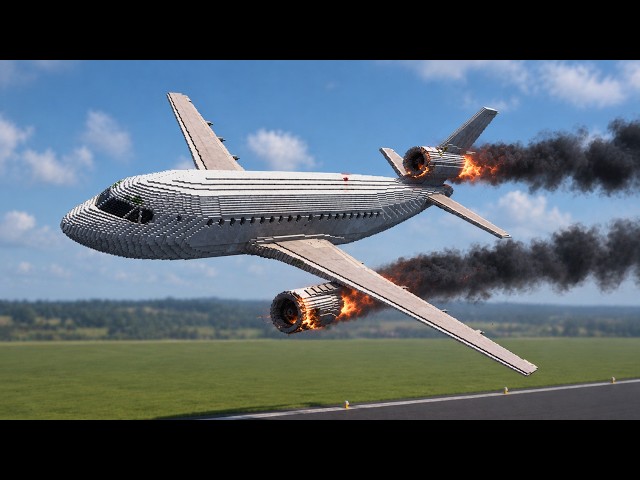 Realistic Airplane Crashes & Shootdowns🔥 | Teardown
