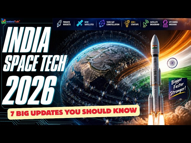 India Space Tech 2026 🚀 Vikram-1, EOS-05 & Jio’s Satellite Plan