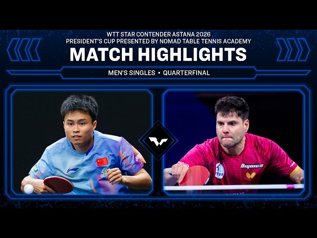 Zhou Qihao vs Dimitrij Ovtcharov | MS QF | #WTTAstana 2026