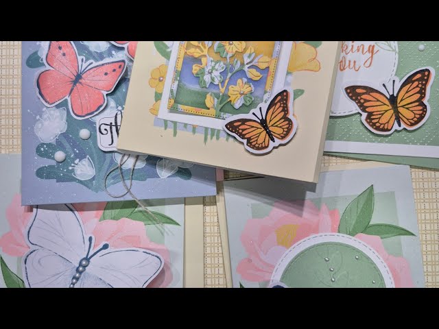 September 2026 Wednesday Series Premier Video #5 Featuring Butterfly Garden Kit From Stampin'Up!