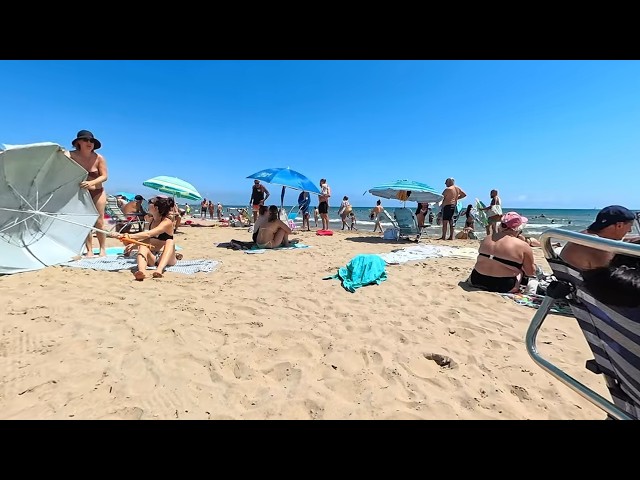 VR360 8K | Beach Walking |3D Walk along the Beach Patacona| 26 05 2024