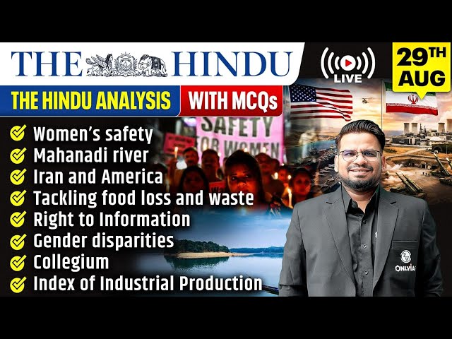 The Hindu Analysis | 29th September 2026 | The Hindu Newspaper  - Practice Questions | Prashant Sir