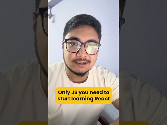 Just learn these few JS concepts and React becomes EASY 🚀#javascript #javascriptinnepali #react