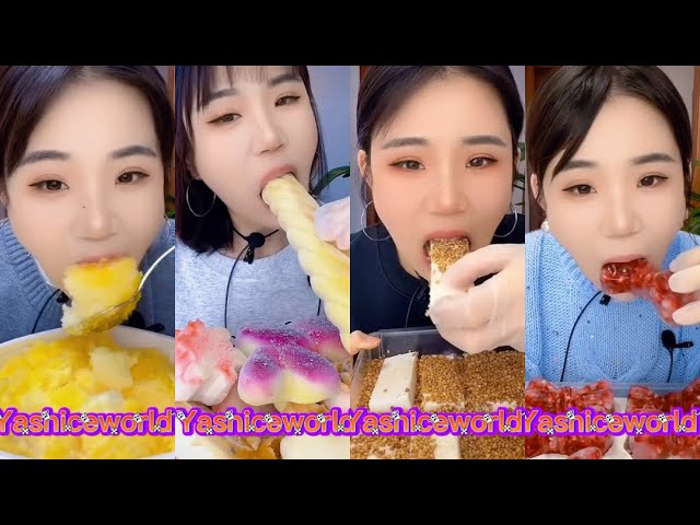 ASMR YY IVE TODAY FLUFFY ICE/FOAM ICE/STICKY ICE/BOW ICE #asmr #youtube #viral #viralvideo #fyp 