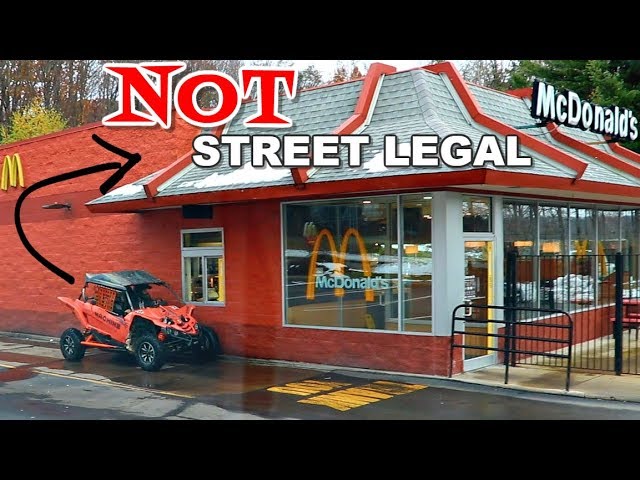 DRIVE THRU IN OFF ROAD RACE CAR!