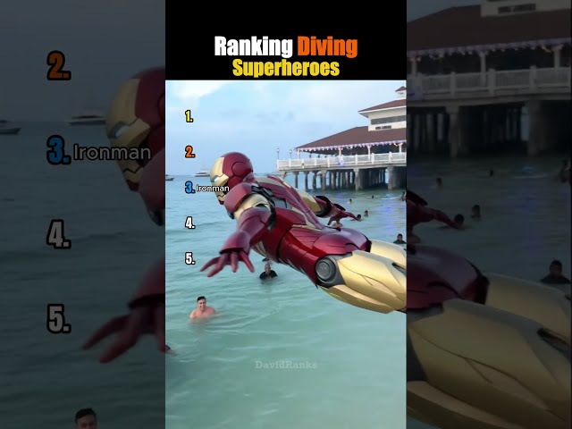 Ranking Diving Superheroes