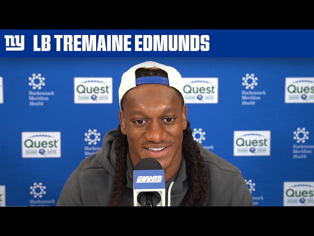 Tremaine Edmunds: 'Sky is the limit' for Arvell Reese | New York Giants