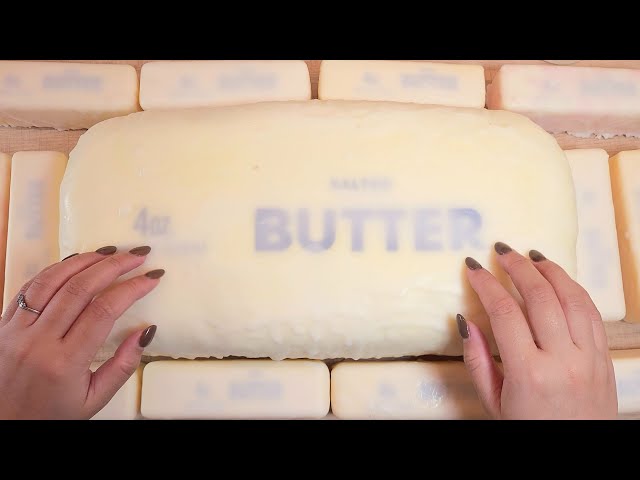 This GIANT Butter Is SO CRUNCHY 🧈💥 | Wax Cracking ASMR