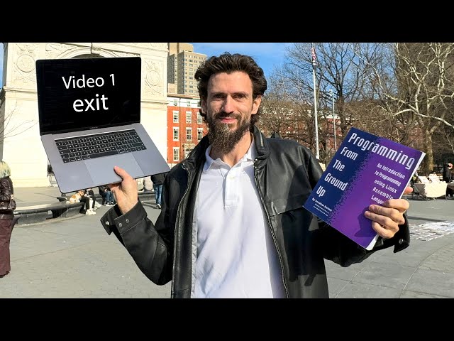 Video 1 - exit - x86_64 Assembly - macOS - Programming From The Ground Up