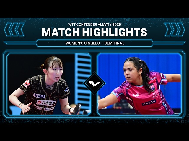 Hina Hayata vs Adriana Diaz | WS SF | #WTTAlmaty 2026