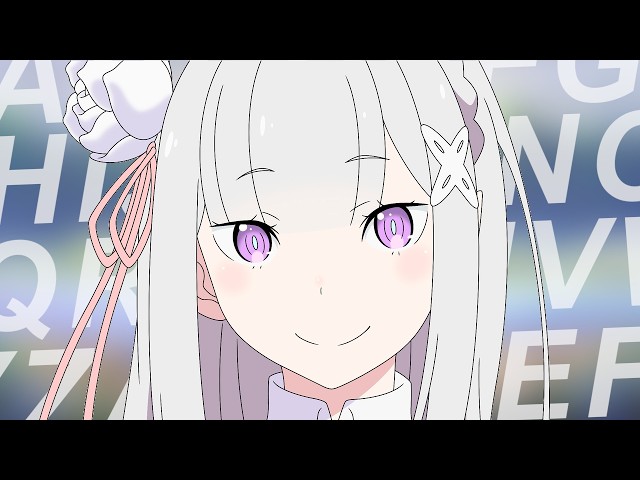 Learn The Alphabet With Re:Zero