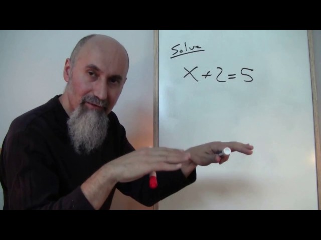 ASMR Math: How to Deal with the Equal Sign, What It Means to Solve an Equation