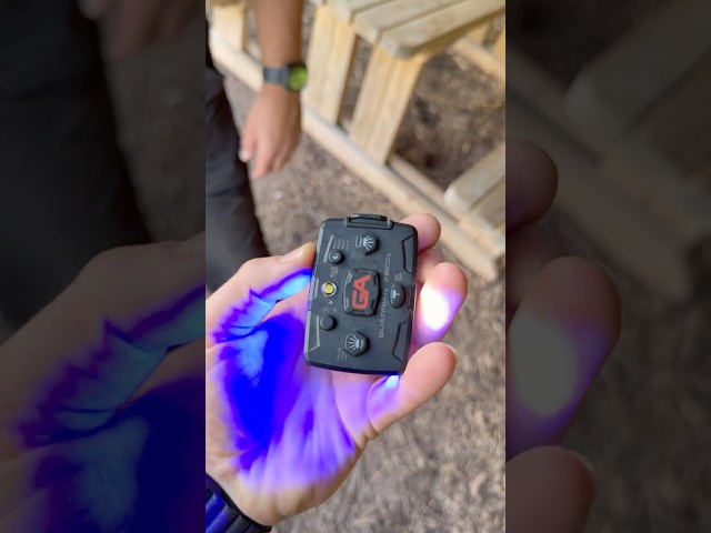 Why Does This Police Officer Have a Blue Light on His Shoulder?