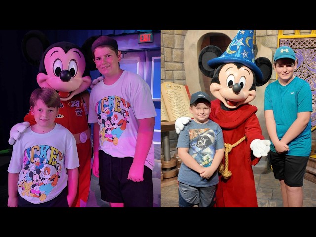 Meeting Sorcerer Mickey Mouse Minnie Goofy Donald Duck Meet & Greets at Disney World
