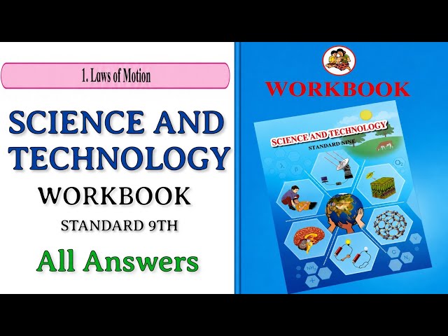 1. Laws of Motion | science and technology workbook std 9th | class 9 science & technology workbook
