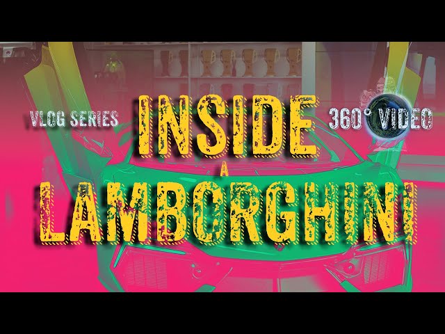 Sit Inside a Lamborghini in 360° (Look Around the Interior)