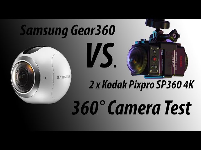 360° Camera Comparison: Samsung Gear 360 VS Kodak SP360 4K - 360° Kamera Vergleich