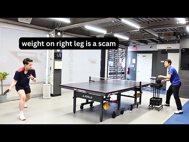 BETTER FOREHAND WEIGHT TRANSFER | Training with Kai Zhang Ex National Team Member