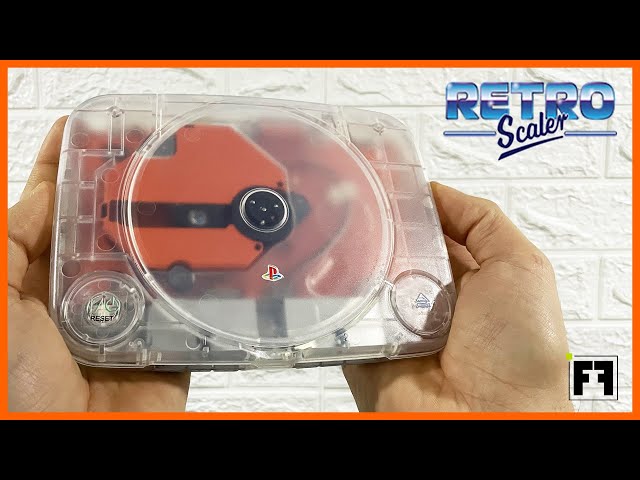 Transforming an OLD PS ONE with a new CRYSTAL CLEAR SHELL ( Retroscaler launch! )