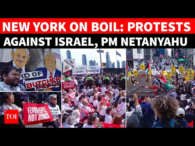 'ARREST BIBI, SANCTION ISRAEL': Protests Rock New York; Actor Susan Sarandon Detained | WATCH