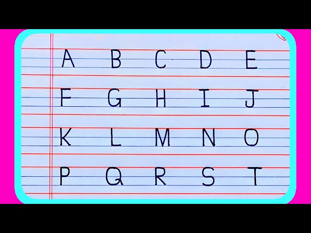 Alphabets abcd | Capital letter abcd | Write Alphabet letter abcd | abcd Alphabet a to z | abcd