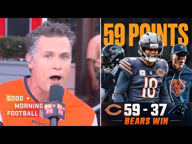 GMFB | "Caleb Williams is a REAL SUPERSTAR!" - Kyle Brandt reacts to Bears destroy Panthers 59-37