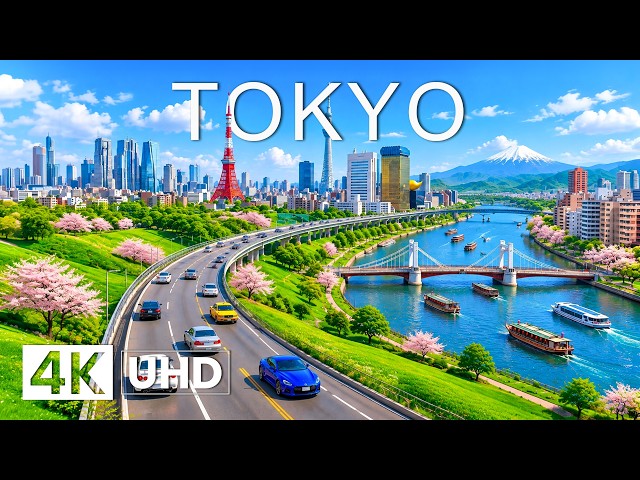 Tokyo Japan 8K 🇯🇵 Cinematic Travel | Stunning City Views, Iconic Landmarks & Japanese Culture