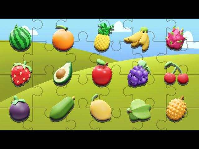 Guess the Fruit Quiz | Educational Fruit Puzzle for Kids | Long Version 🧩🧒