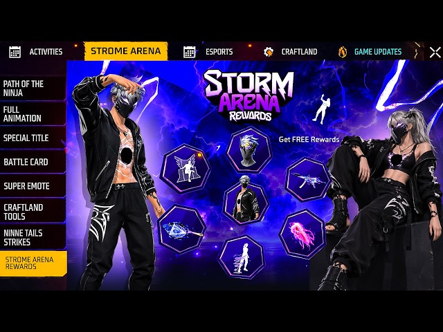 FFWS 2026🔥 Storm Arena Free Fire | Free Fire Storm Event Rewards | Upcoming New Events Free Fire 