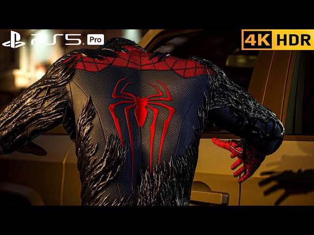 (PS5 PRO) Venom Takes Over Amazing Spiderman 2 Vs Kraven | 4K HDR |