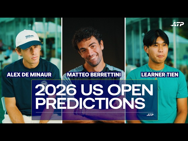 The US Open Predictions Are In... Are They What You Expected?! 👀 🇺🇸