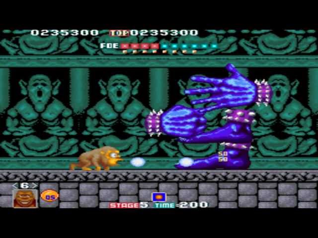 Toki Completed 1 Coin No Miss Hardest Arcade